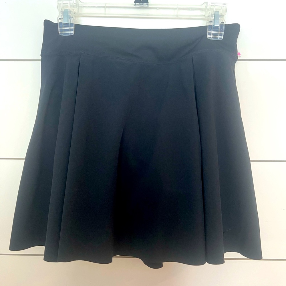 NIKE Womens Tennis Skirt Built-In ball Pocket Shorts Black Size medium